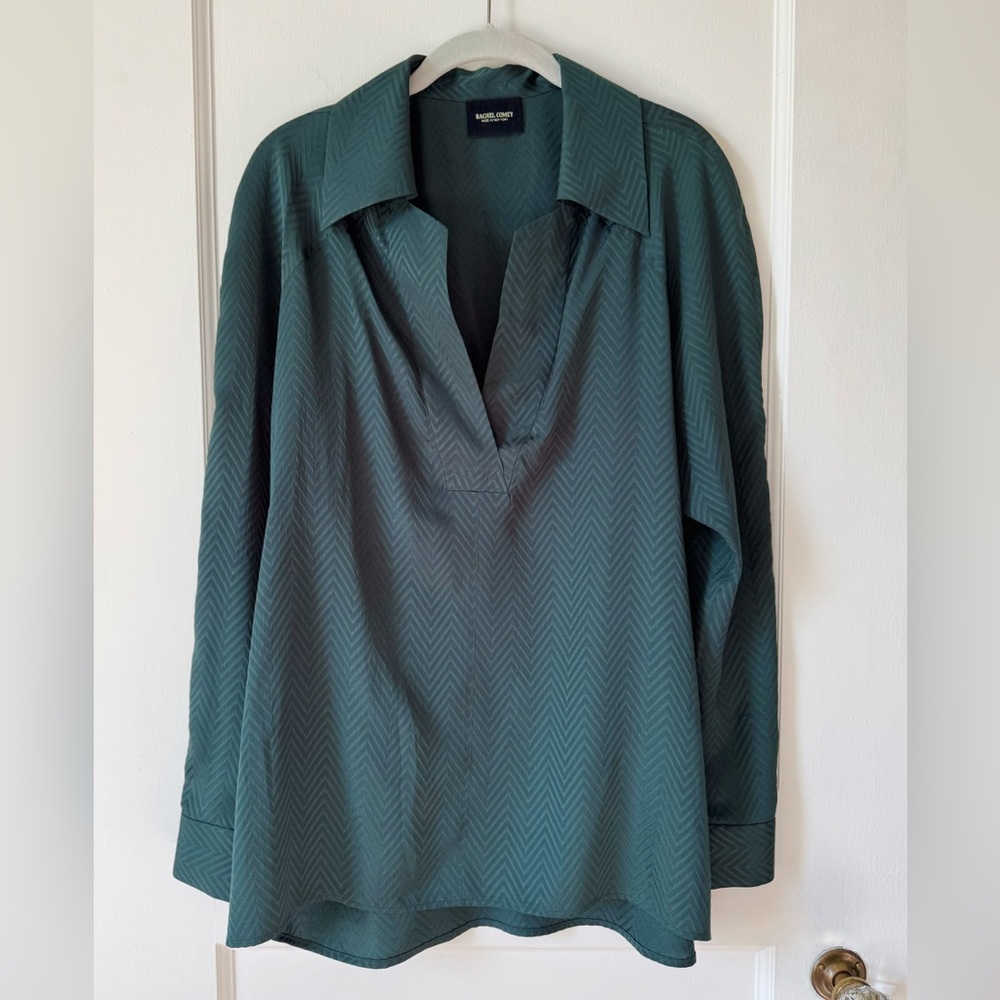 Rachel Comey Silk Top - Hunter Green I S